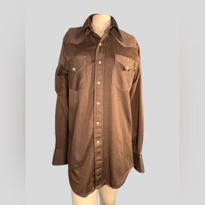 Vintage Lee Western Rockabilly Cowboy Shirt – Size 16 x 35